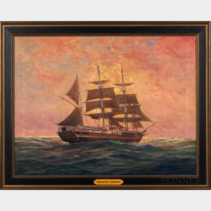 C. Myron Clark (Massachusetts, 1858-1925) The Whaleship Wanderer