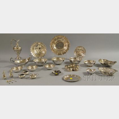 Large Group of Mostly Silver Tableware