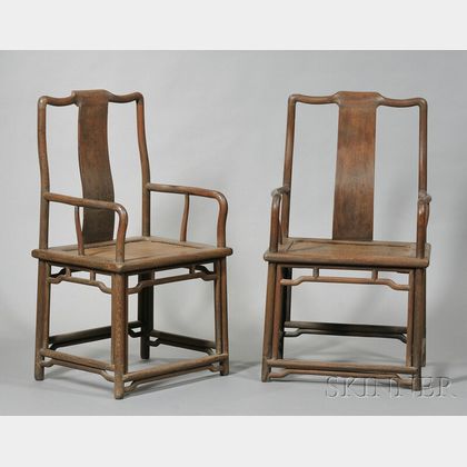Pair of Tall-back Chairs