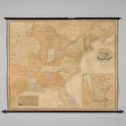 United States. David H. Vance (fl. circa 1825) Map of the United States of North America Compiled from the Latest and Most Authentic In