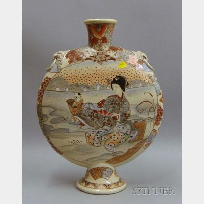 Satsuma Moon Flash Vase