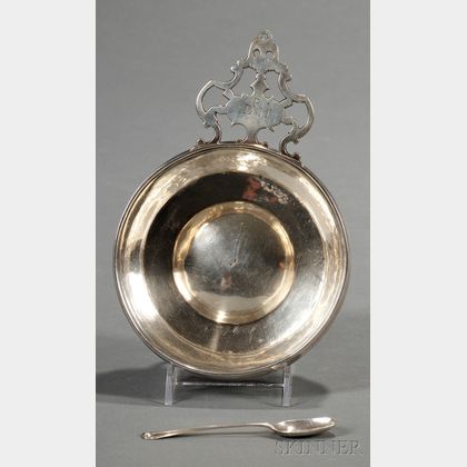 Silver Porringer and Small Spoon