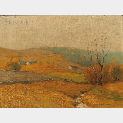 Bruce Crane (American, 1857-1937) Golden Afternoon, Mohawk Valley