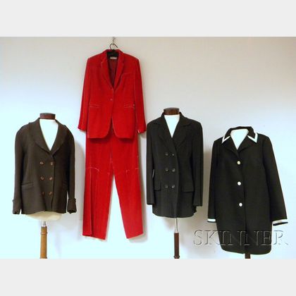 Group of Lady's Designer Suiting Garments