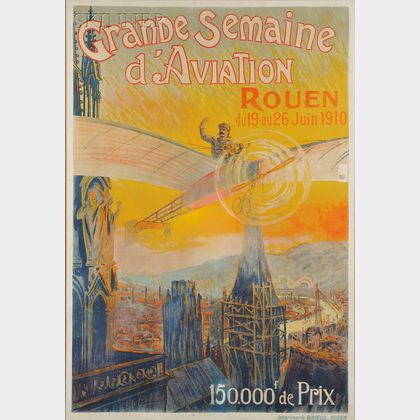 Charles Rambert (French, 1867-1932) Grande Semaine d'Aviation