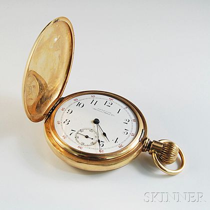 14kt Gold American Waltham Watch Co. Hunting Case Pocket Watch