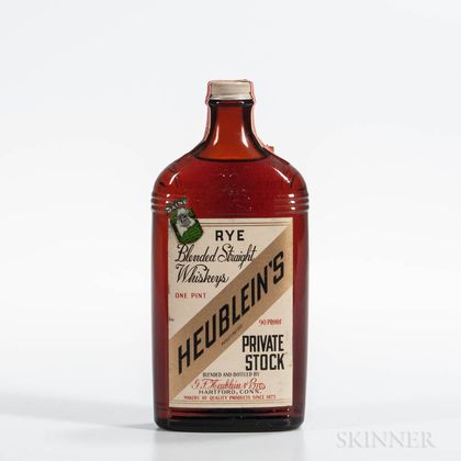 Heubleins Private Stock Rye 4 Years Old, 1 pint bottle 