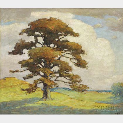 William Matthews (American, 1878-1966) Lone Tree