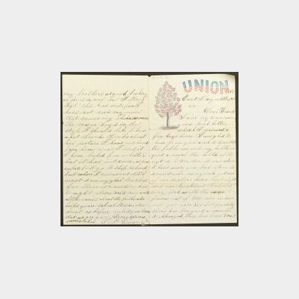 Group of Civil War Manuscript Paper