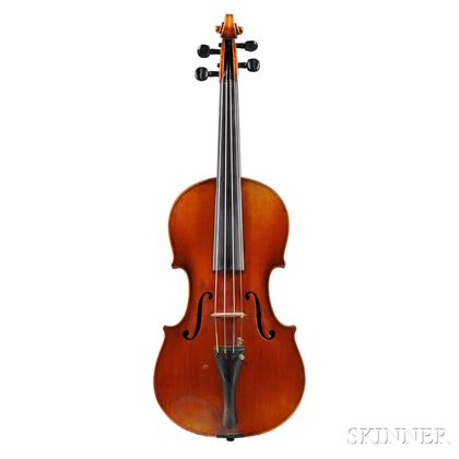 German Violin, Louis Lowendall, Dresden, 1878