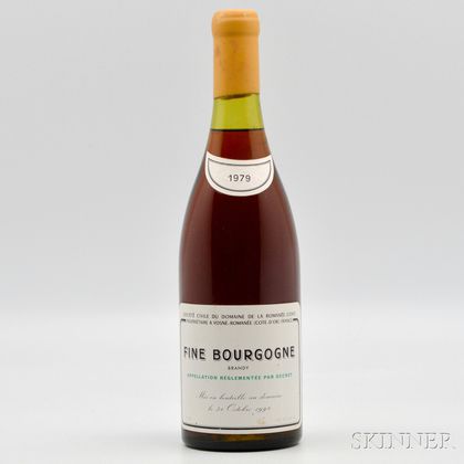 Domaine de la Romanee Conti Fine Bourgogne Brandy 1979, 1 bottle 