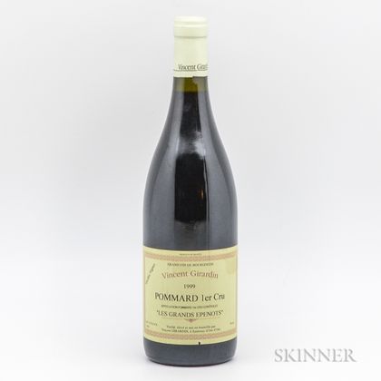 Vincent Girardin Pommard Les Grand Epenots 1999, 1 bottle 