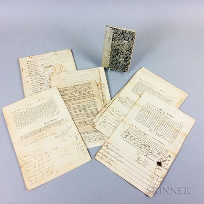 Small Group of 19th Century Vermont Letters and Documents