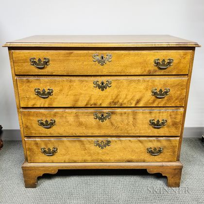 Chippendale-style Maple Chest of Drawers