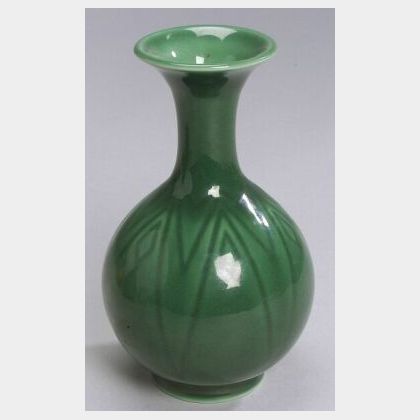 Rookwood Pottery Green Glaze Vase