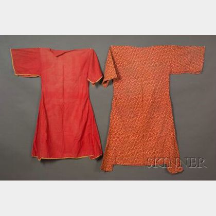 Two Central Plains Cloth Woman's Dresses