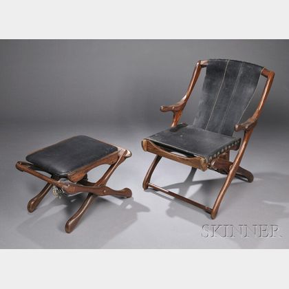 Don Shoemaker Chair and Ottoman