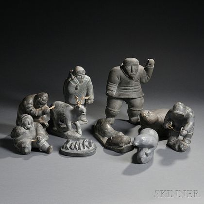 Ten Inuit Carvings 