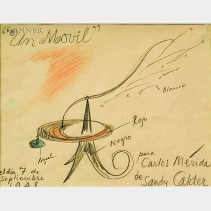 Alexander Calder (American, 1898-1976) Un Movil