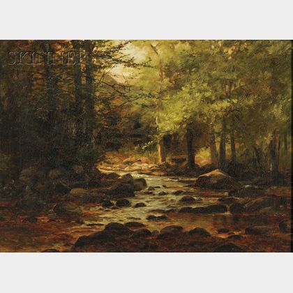 William Samuel Horton (American, 1865-1936) Landscape with Stream
