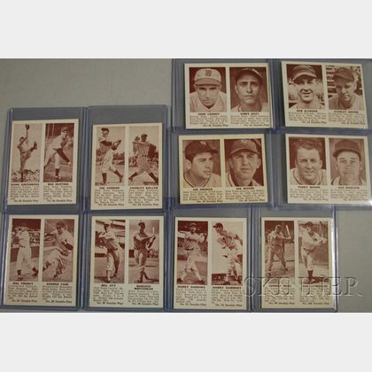 Ten 1941 Double Play Baseball Cards
