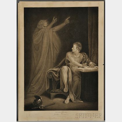 Shakespeare Illustrations from the Boydell Gallery, Six Prints.
