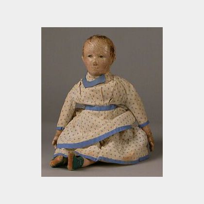 Izannah Walker Boy Doll with Paper Label
