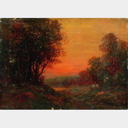 William Frederick Paskell (American, 1866-1951) Autumn Landscape