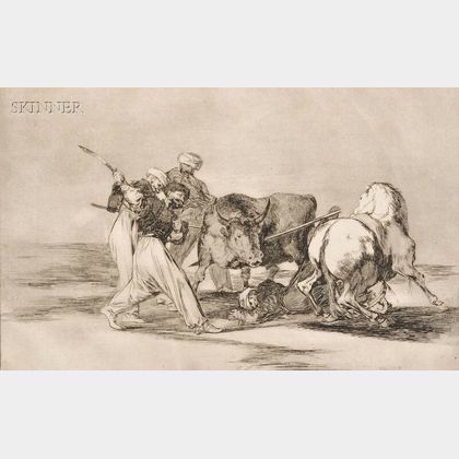 Francisco José De Goya y Lucientes (Spanish, 1746-1828) Los Moros Establecidos en España