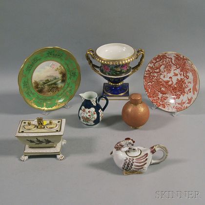 Seven European Porcelain Items