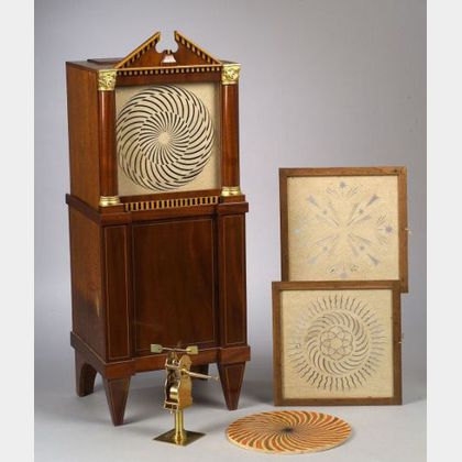 Exhibition-Quality Replica of 1750 Dutch Mechanical Optical Cabinet