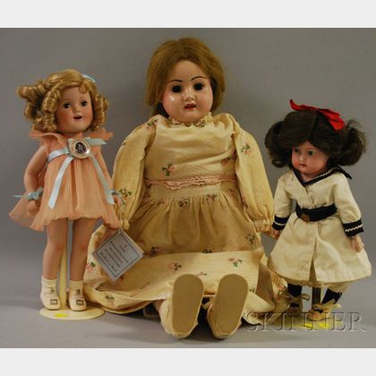 Three Contemporary Dolls