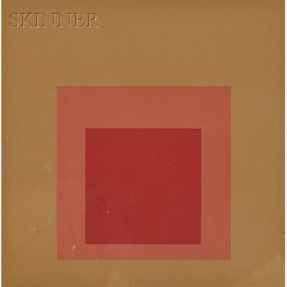 Josef Albers (American/German, 1888-1976) Lot of Three Images from HOMAGE TO THE SQUARE: TEN WORKS; Tenuous, Equivocal