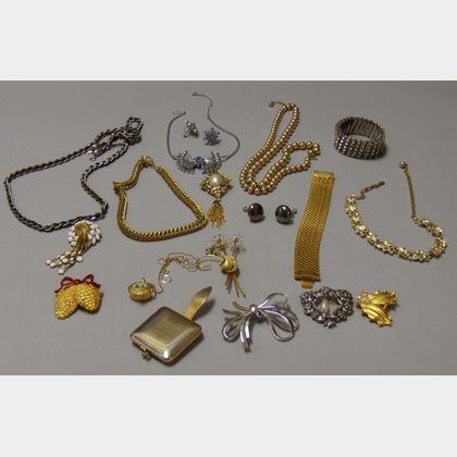 Group of Assorted Mostly Signed Costume Jewelry