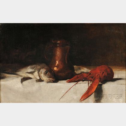 Louis Ritter (American, 1854-1892) Lobster