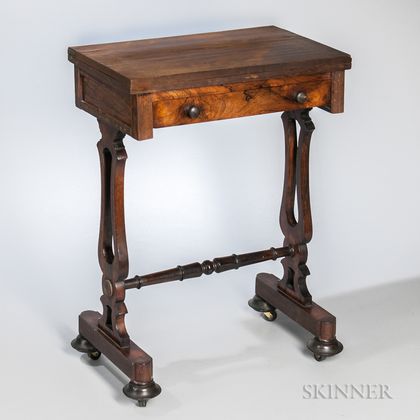 Victorian Inlaid Game Table