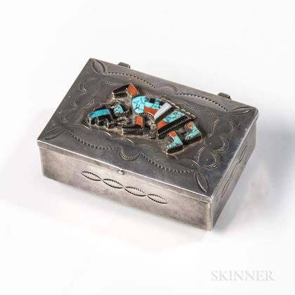 Small Zuni Silver Box