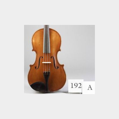 Modern American Viola, Wilmer E. Comstock, Boston, 1954