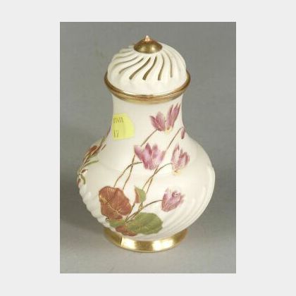 Royal Worcester Porcelain Muffineer