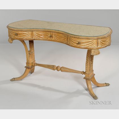 Neoclassical-style Carved Vanity Table