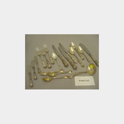 Fifty-Piece Reed & Barton Sterling Silver Flatware Set