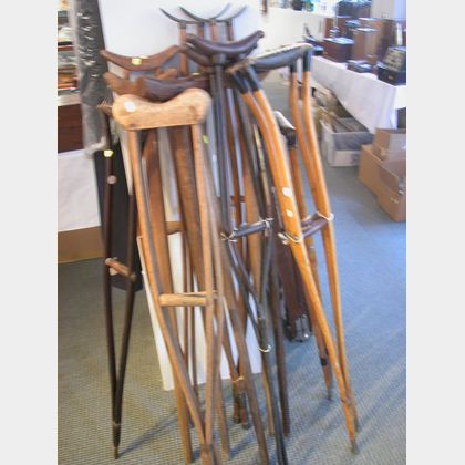 Large Group of Crutches
