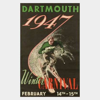 Dartmouth Winter Carnival 1947 Poster