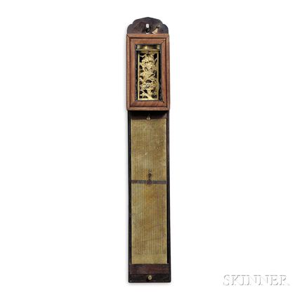 Japanese Shaku Dokei or Pillar Clock with Namagata Dial