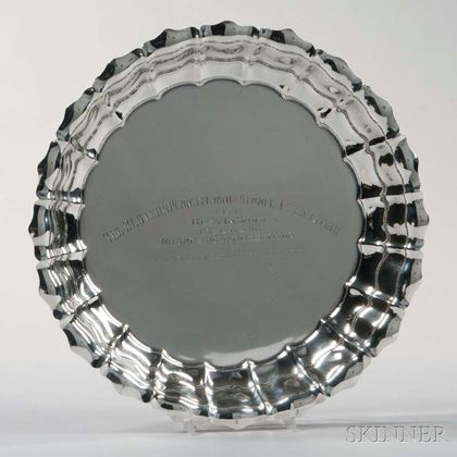 Gorham "Dublin" Pattern Sterling Silver Trophy Dish