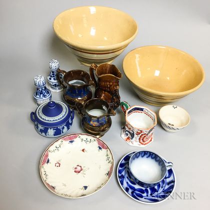 Thirteen Mostly English Ceramic Items