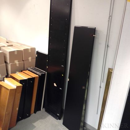 Four Roche Bobois Black-painted Cabinets. Estimate $20-200