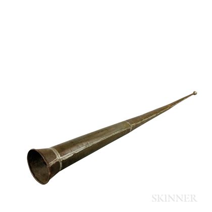 Long Tin Coaching Horn
