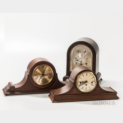 Three German Westminster Chime Clocks