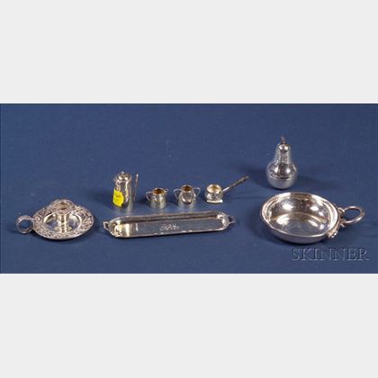 Group of Miniature Sterling Articles